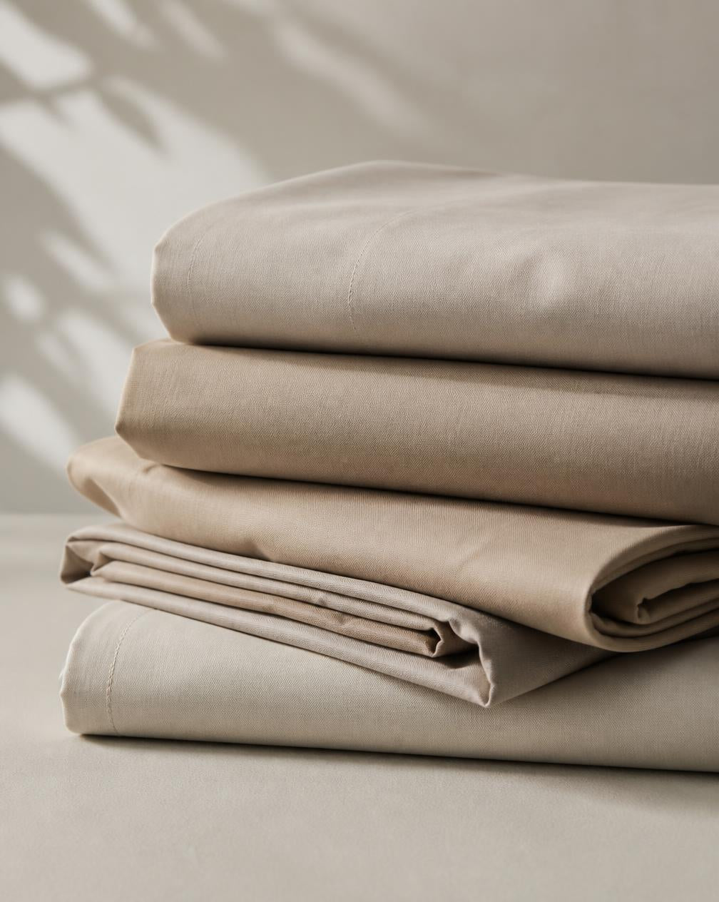 Jogo de cama Luvena em algodão percal claro